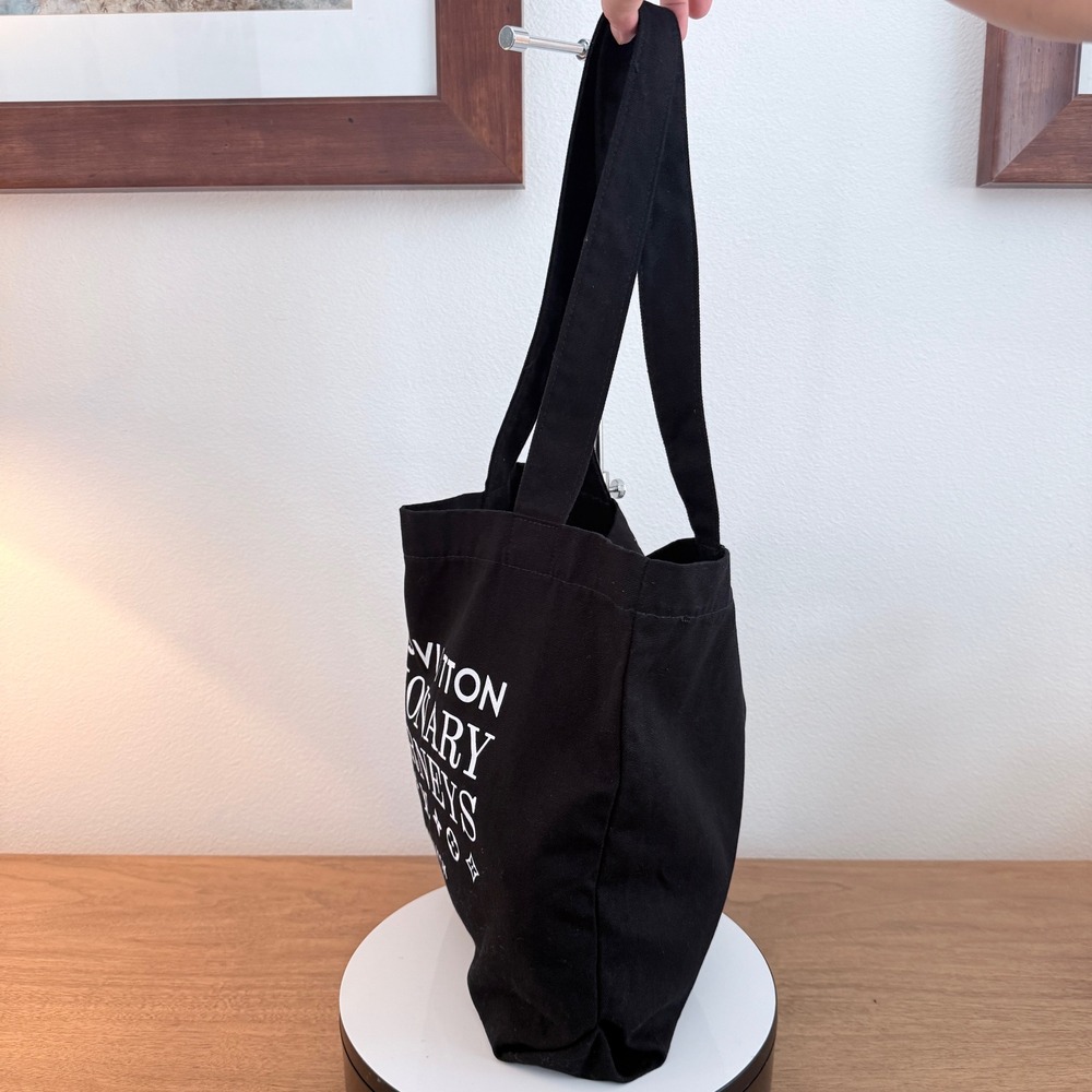 Louis Vuitton Visionary Journeys Bangkok Exhibition Tote Bag Black Canvas - Picture 2 of 7